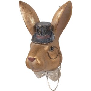 Кролик золотий та чорний, декорація 17x11x25 см від Clayre & Eef