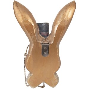 Кролик золотий та чорний, декорація 17x11x25 см від Clayre & Eef