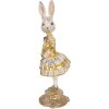Кролик у бежево-золотому відтінку, Ø 13x36 см — декорація від Clayre & Eef