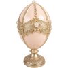 Декорація у формі яйця, ніжне рожеве золото, Ø 15x27 см, Clayre & Eef