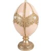 Декорація у формі яйця, ніжне рожеве золото, Ø 15x27 см, Clayre & Eef
