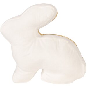 Набір для зупинки дверей «Зайчик» білий з золотом, 29x10x27 см