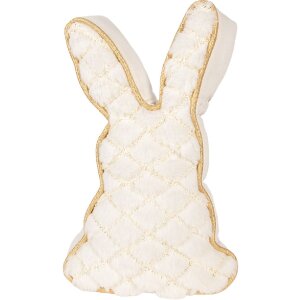 Килимок для дверей у формі кролика з золотими акцентами,...