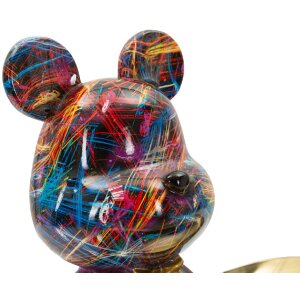 Фігурка-декора CANE PSYCO з тарілкою, багатокольорова, 22,5 см