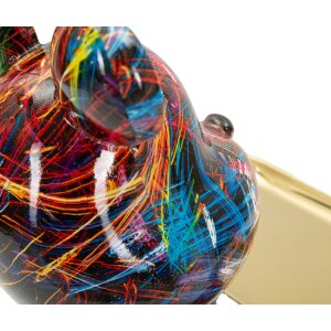 Фігурка-декора CANE PSYCO з тарілкою, багатокольорова, 22,5 см