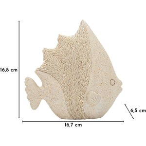 Декоративна фігурка «Рибка піщана» Mauro Ferretti, 16,7x6,5x16,8 см