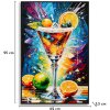 Малюнок на полотні COCKTAIL з рамкою від Mauro Ferretti, 62x3,5x92 см