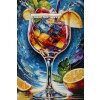 Картина на холсті COCKTAIL від Mauro Ferretti з рамкою 62x92 см