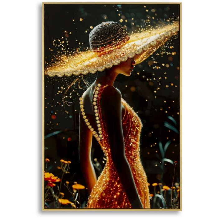 Малюнок на холсті ILLUMY від Mauro Ferretti з рамкою 62x3,5x92 см