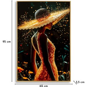 Малюнок на холсті ILLUMY від Mauro Ferretti з рамкою 62x3,5x92 см