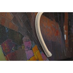 Вінкове полотно Mauro Ferretti "Афро" з LED-освітленням, 60x90 см, з 3D-фігурою