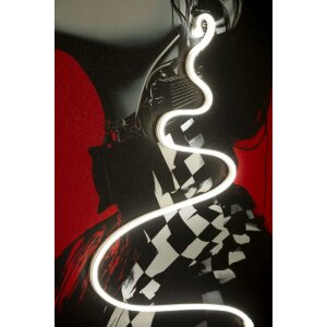 Портрет "Psyco" Mauro Ferretti з LED-освітленням та 3D-аплікацією, 60x90 см