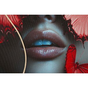 Світлодіодне полотно "Бабочки" 60x90 см з 3D-акриловими вставками від Mauro Ferretti