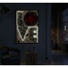 LED-полотно "Love" Mauro Ferretti 60x90 см – 3D акрилові вставки
