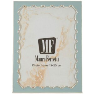 Фоторамка "Juliette" 12,5x17,5 см, світло-блакитна, з хвилястою каймою, Mauro Ferretti
