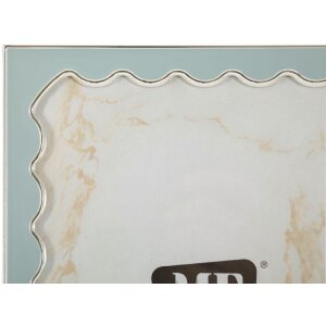 Фоторамка "Juliette" 12,5x17,5 см, світло-блакитна, з хвилястою каймою, Mauro Ferretti