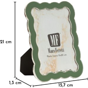 Фоторамка Mauro Ferretti "Charlotte" 12,5x17,5 см, зелена