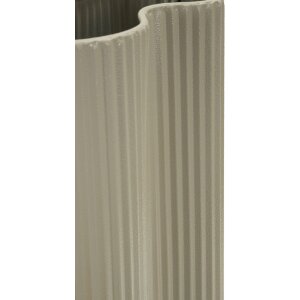 Ваза "Франкфурт" від Mauro Ferretti — сучасна матова біла ваза з хвилястою поверхнею, ідеальна для індустріального та мінімалістичного інтер’єру