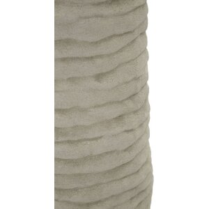 Ваза "Lima Open" Mauro Ferretti, сірого кольору, Ø15,5x40 см, золоте внутрішнє покриття