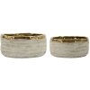 Сет кашпо «Ліма» Mauro Ferretti — 2 шт. Ø22,5x10,5 см / Ø18x8,5 см