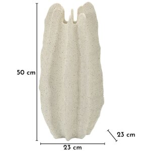 Ваза "Естер" Mauro Ferretti, органічний скульптурний дизайн, Ø23x50 см