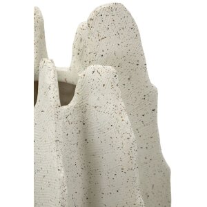 Ваза "Естер" Mauro Ferretti, органічний скульптурний дизайн, поліреспін, Ø26x40 см