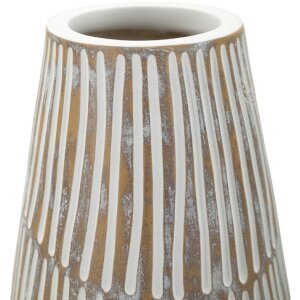 Ваза "Ханой" Mauro Ferretti, біла, Ø17x47 см, спіральна форма