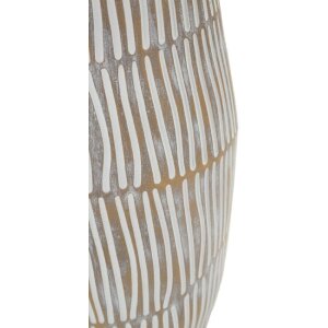 Ваза "Ханой" Mauro Ferretti, біла, Ø17x47 см, спіральна форма
