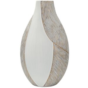 Ваза "Хо Чі Мінь" Mauro Ferretti, біла, 29,5x13,5x50 см