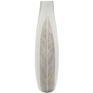 Ваза "Хо Чі Мінь" Mauro Ferretti, біла, 29,5x13,5x50 см