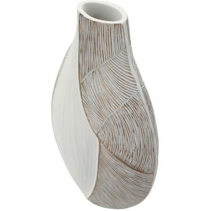 Ваза "Хо Чі Мінь" Mauro Ferretti, біла, 29,5x13,5x50 см