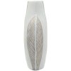 Ваза "Хо Чі Мінь" Mauro Ferretti, біла калійована, 35x13,5x37,5 см