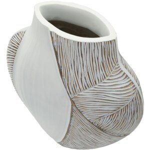 Ваза "Хо Чі Мін" Mauro Ferretti, біла з калію, поліресин, 27x11,5x31 см