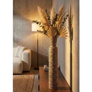 Ваза "Найробі" Mauro Ferretti, білий/чорний, Ø16x86 см