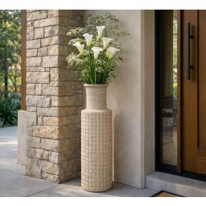 Вінчана ваза "Пісок" Mauro Ferretti, бежевий, Ø24,5x97 см