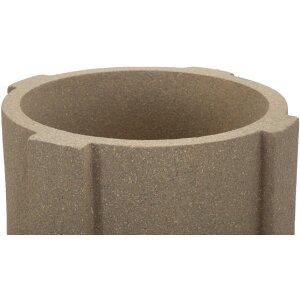 Стенд для квіткових горщиків "Моаї" Ø39x80,5 см, коричневий, від Mauro Ferretti