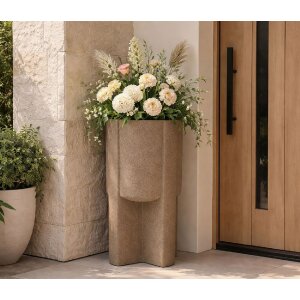 Стенд для квіткових горщиків "Моаї" Ø39x80,5 см, коричневий, від Mauro Ferretti