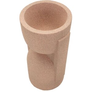 Вітряний вазон "Nui" 36x34x70,5 см, червоний, для відкритого простору