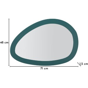 Сполучна стінна дзеркальна панель SATURNO 71x1.5x48 см Ottanio від Mauro Ferretti