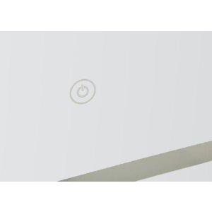 Зеркало на стіну LED SIMPLE 60x3.5x80 см, сріблясте, з LED-освітленням, від Mauro Ferretti