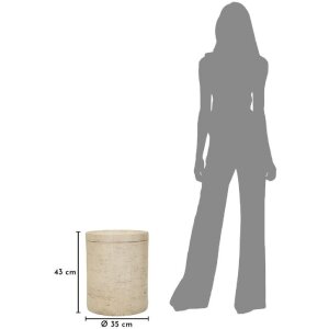 Mauro Ferretti Beistelltisch ANTIC Ø35x43 cm