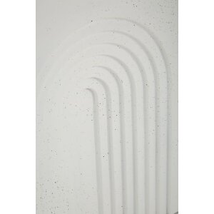 Mauro Ferretti Beistelltisch ARC Creme 40.5x40.5x50.5cm