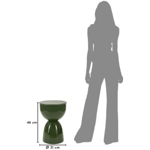 Mauro Ferretti Beistelltisch YAO Ø31x46cm Grün