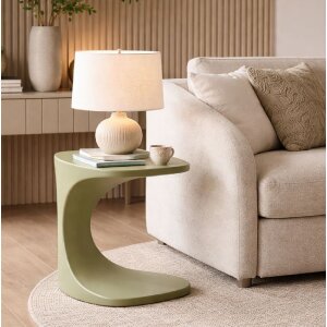 Mauro Ferretti Beistelltisch Ibiza Grün 42x42x52 cm Kunststoff