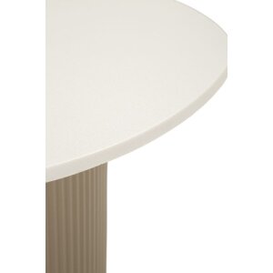 Mauro Ferretti Beistelltisch Frankfurt Marble 46x48x39 cm Grau Weiß