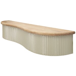 Набір стінних полиць Mauro Ferretti Frankfurt (2-частинний) з каучукового дерева та металу