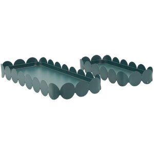 Набір декоративних металевих тарілок Saturno Ottanio Mauro Ferretti (2 шт.)