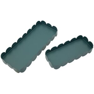 Набір декоративних металевих тарілок Saturno Ottanio Mauro Ferretti (2 шт.)