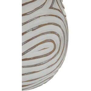 Столівна лампа Mauro Ferretti Oblix Ø35x55 см, з поліресину, заліза та тканини