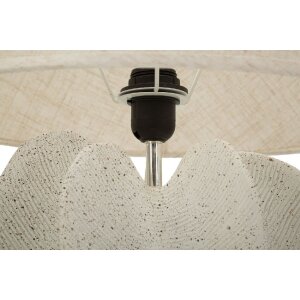 Світлодія Естер Ø40x63 см, іваві, полірізин, залізо, тканина